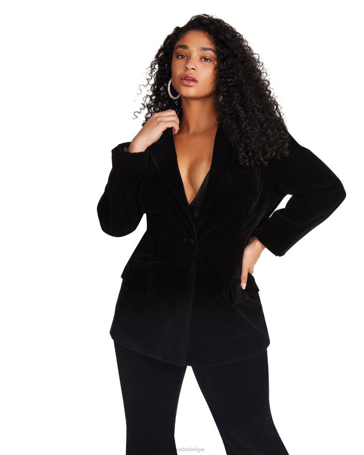 Steve Madden dragen vrouwen harlow blazer zwart 2D2L602 - Klik op de afbeelding om het venster te sluiten