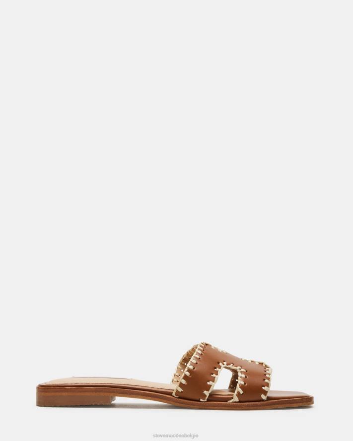 Steve Madden schoenen vrouwen hadyn geweven cognac leer 2D2L50