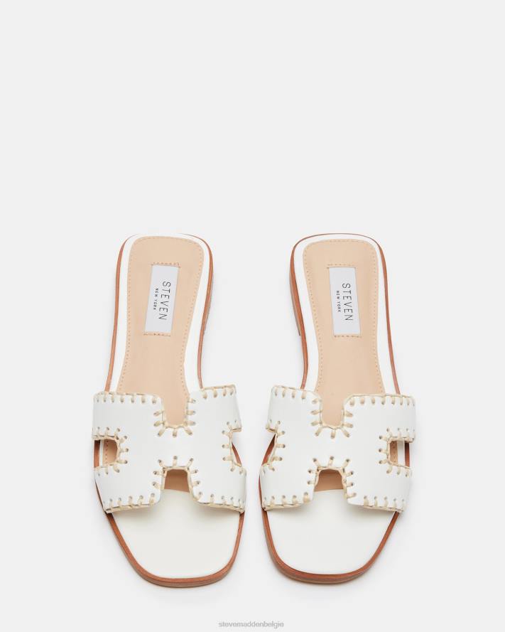 Steve Madden schoenen vrouwen hadyn geweven wit leer 2D2L31