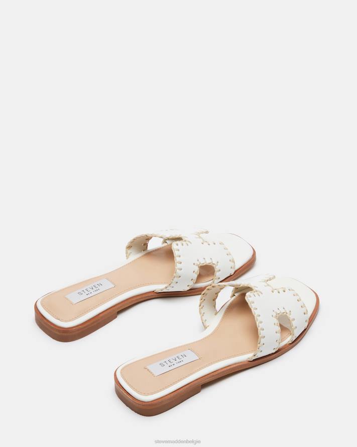 Steve Madden schoenen vrouwen hadyn geweven wit leer 2D2L31